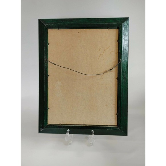 Winter Woods Scene Paint By Number Painting Framed - Picture 2 of 2